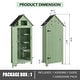 preview thumbnail 10 of 25, Single Door Wooden Garden Storage Shed