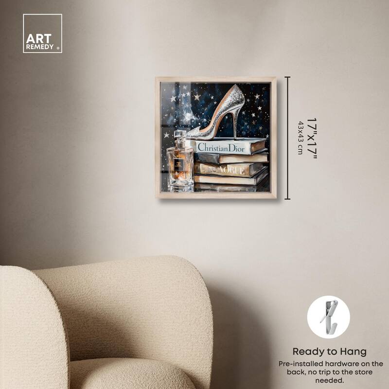 Sparkling Stars Heel Shadowbox by Art Remedy