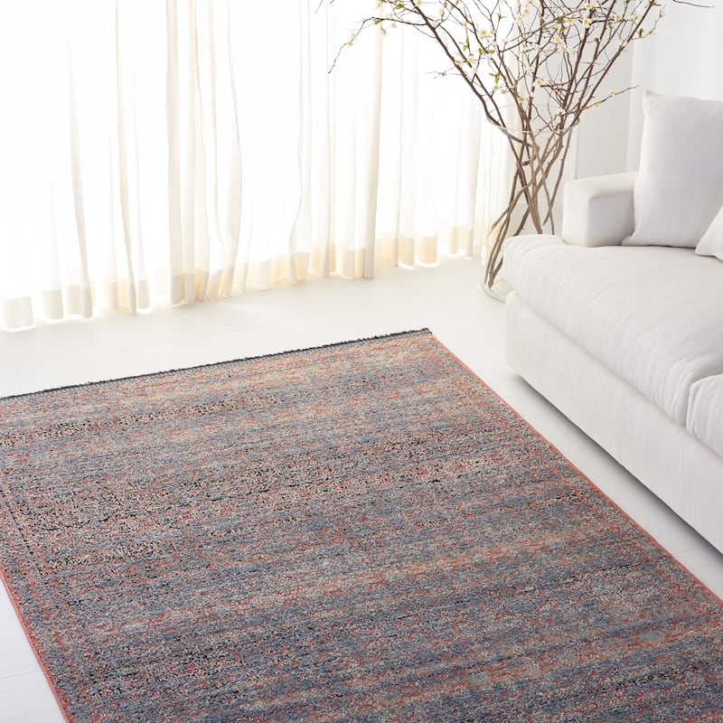 SAFAVIEH Lauren Ralph Lauren Heulyn Vintage Rug - 6' x 9'2" - Navy/Rust