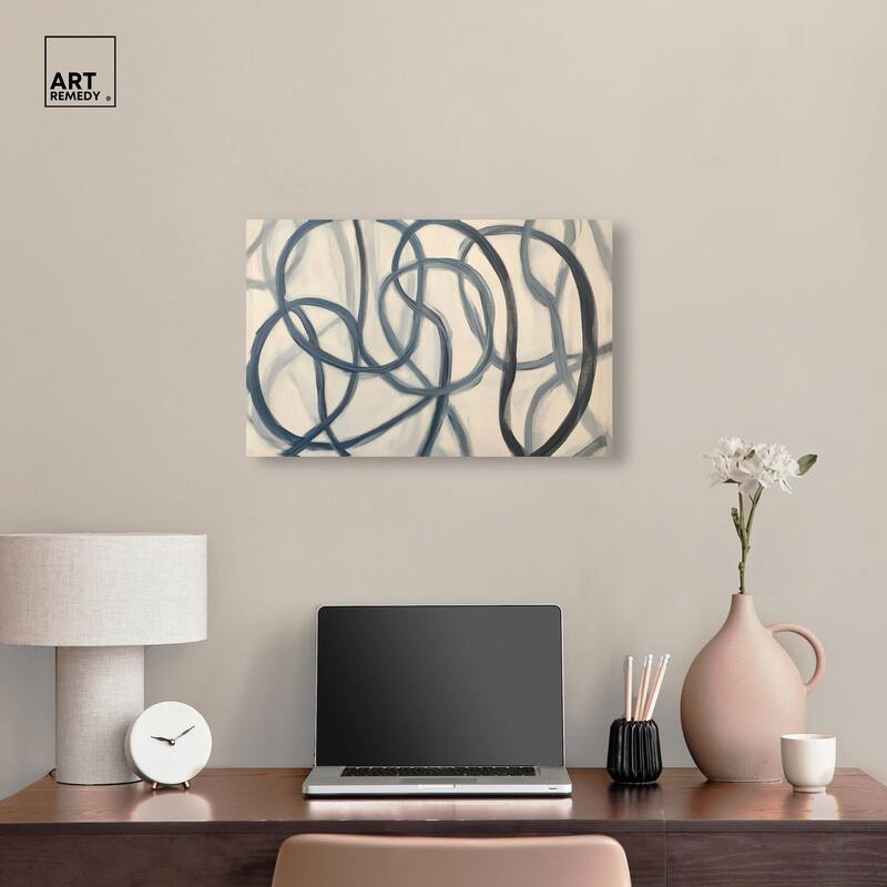 Eternal Loop I Canvas by Art Remedy, Gallery Wrapped