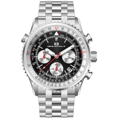 Oceanaut Men's Flight Black Dial Watch - OC0120 - 6 (36)