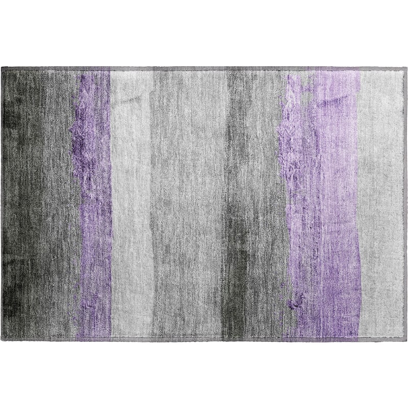 Premium Washable Super Soft Ombre Stripes Mayfield Rug