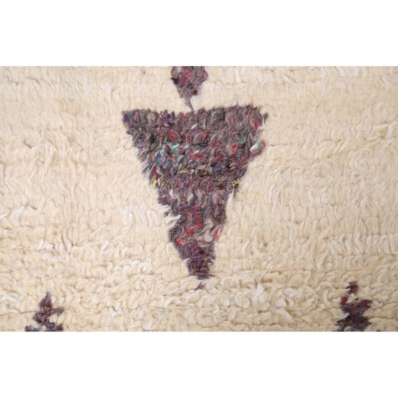 Tribal Geometric Oriental Moroccan Area Rug Hand-knotted Wool Carpet - 9'10" x 13'10"