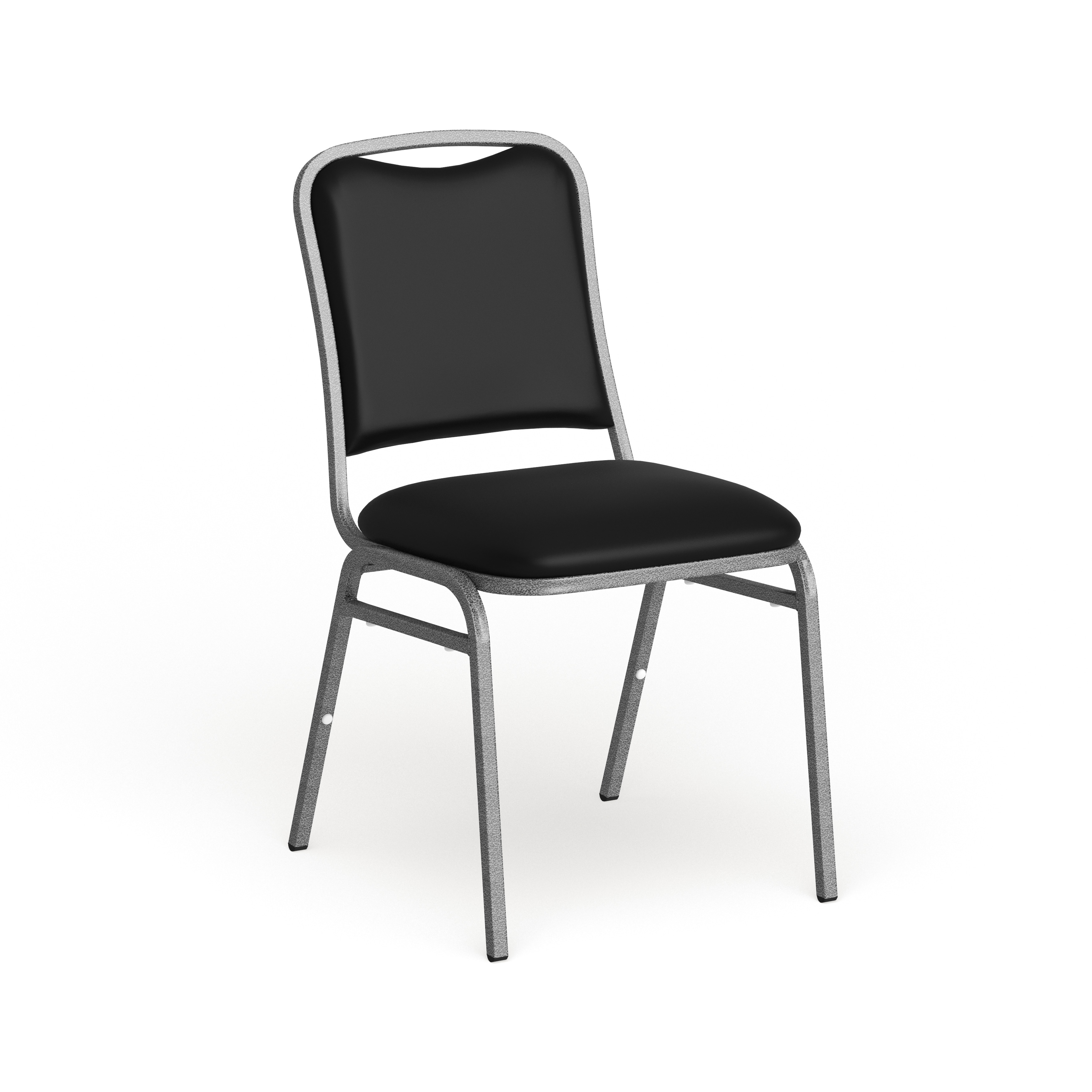 Lancaster Home Angled Back Stacking Banquet Chair in Vinyl