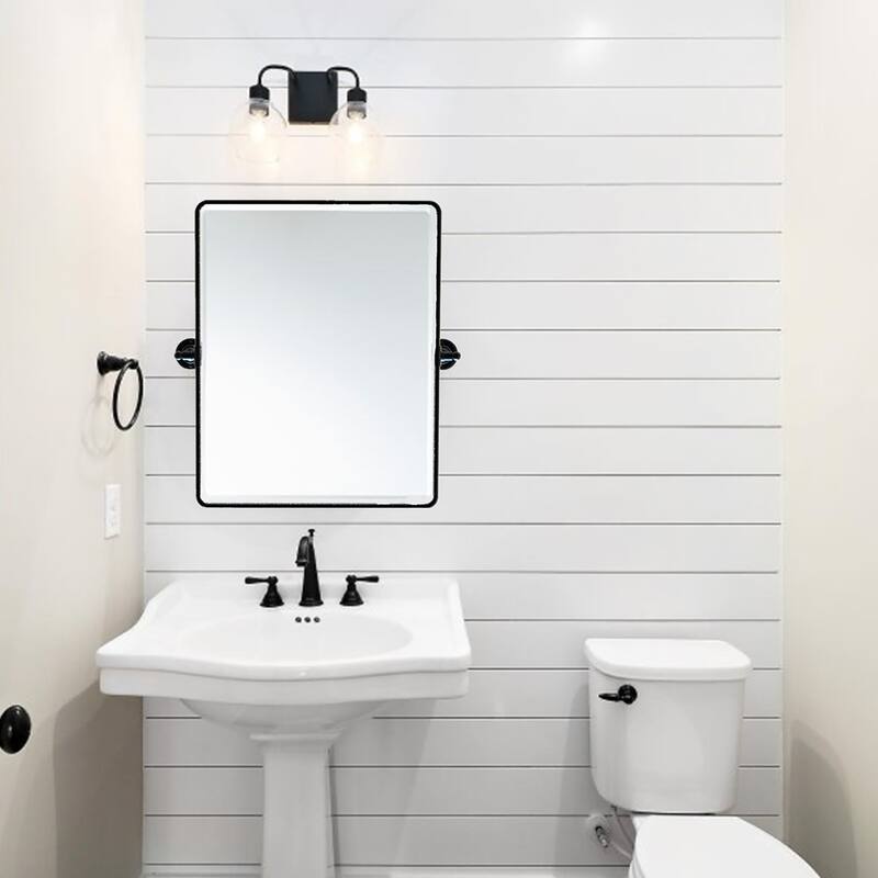 Woodvale Rectangle Metal Wall Mirrors