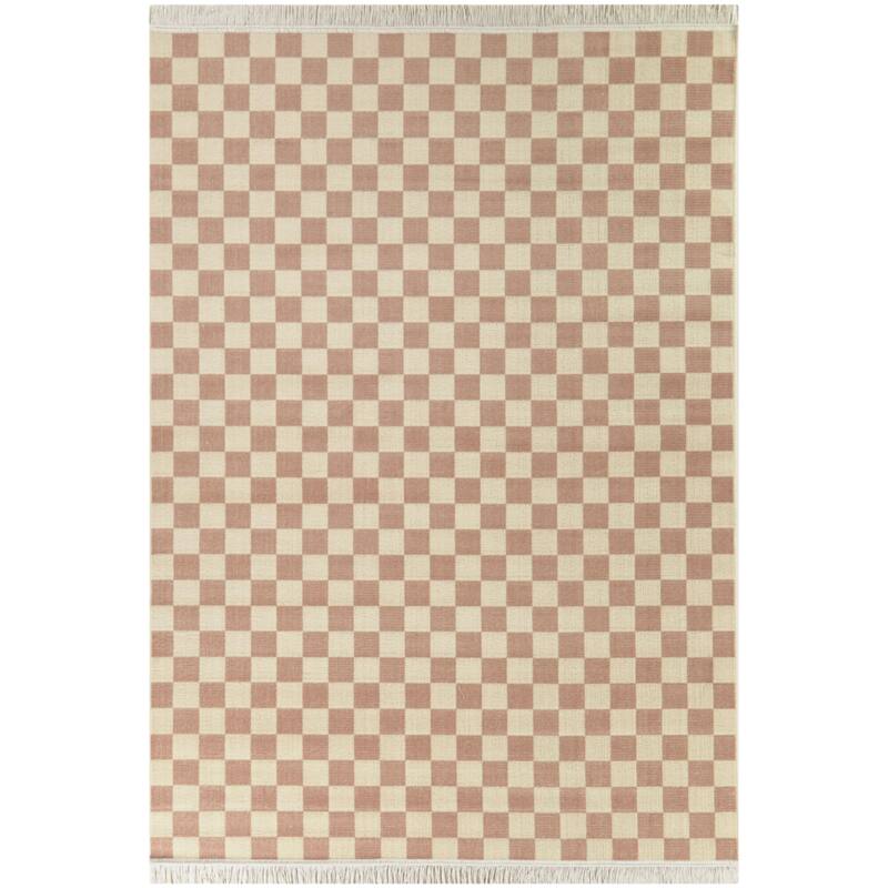 Adelaide Recycled Checkered Area Rug