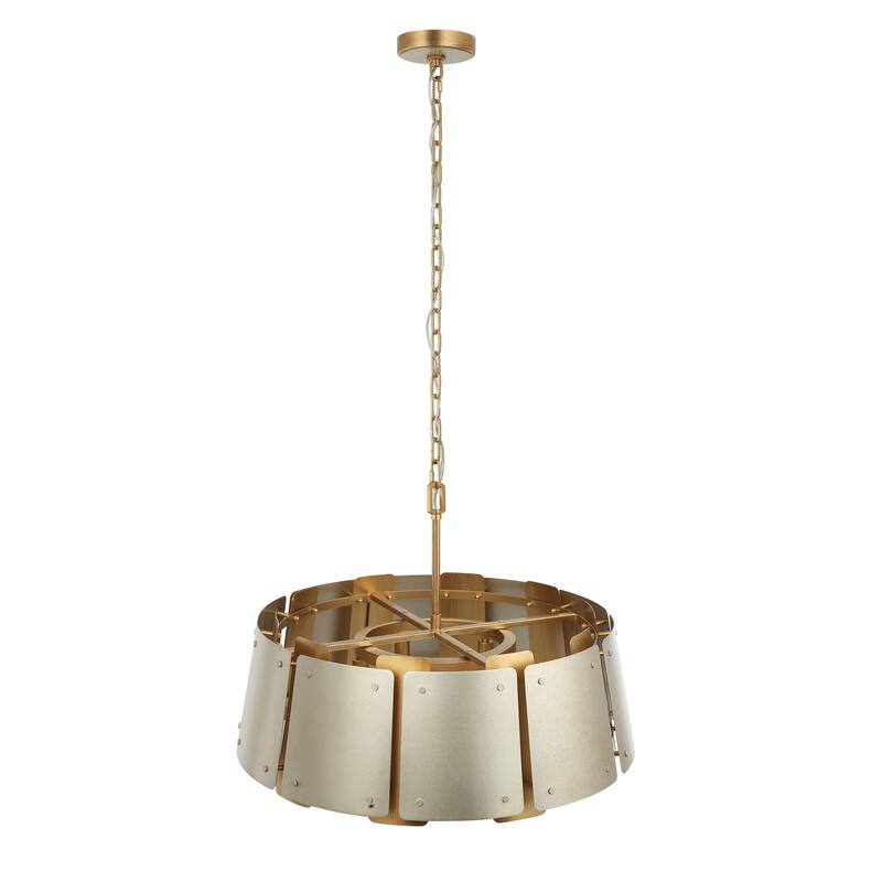 Varaluz Peep Show Pendant Light - Sunwashed Silver/Brushed Sienna