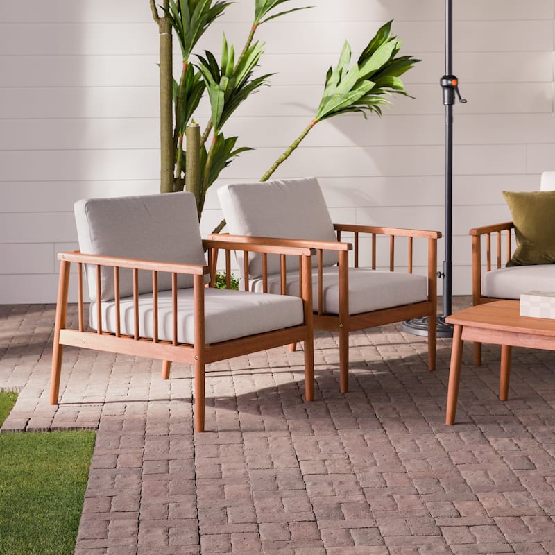 Middlebrook 5-Piece Modern Solid Wood Patio Set