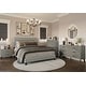 preview thumbnail 1 of 31, CraftPorch 4-pieces Contemporary Grey Bed with Dark Grey Furniture Bedroom Set
