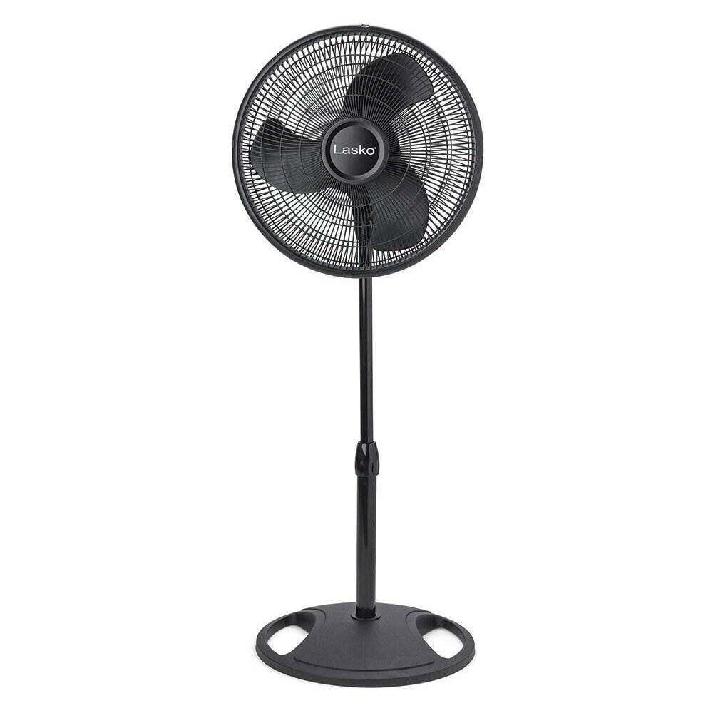 Lasko 16 Inch Oscillating 3 Speed Adjustable Pedestal Stand Fan, Black (2  Pack) - Bed Bath u0026 Beyond - 35447382
