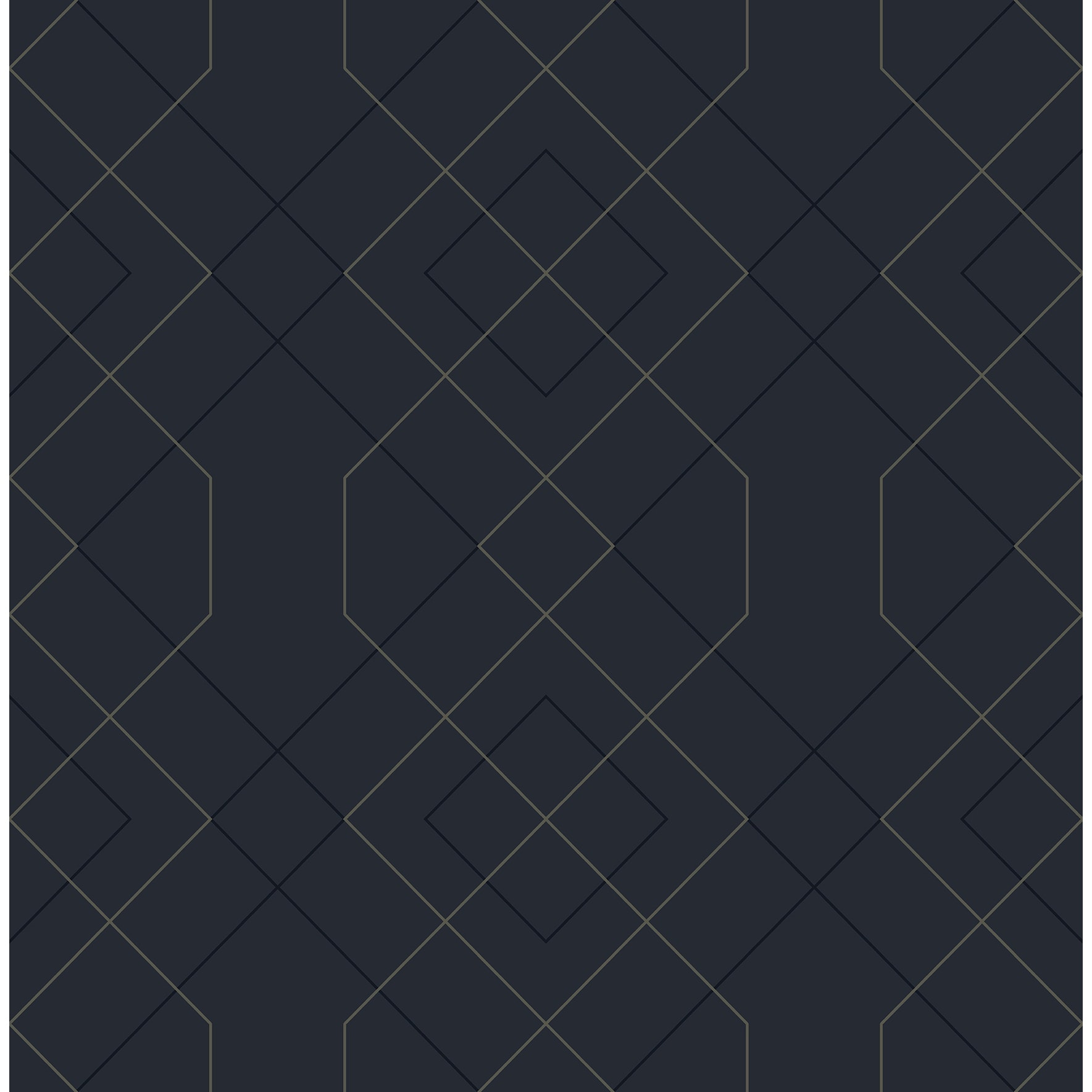 Scott Living Ballard Indigo Geometric Wallpaper