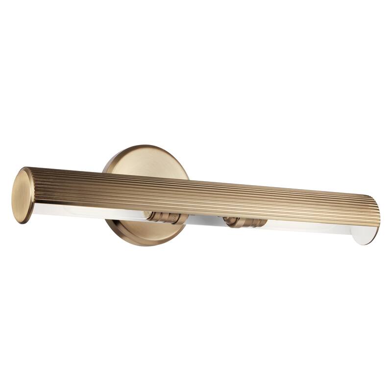 Midi 18 in. 2-Light LED Picture Light with Adjustable Arm - 18 in - Champagne Bronze