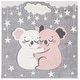 preview thumbnail 9 of 56, SAFAVIEH Carousel Kids Melda Koala Hug Rug 5'3" Square - Grey/Ivory