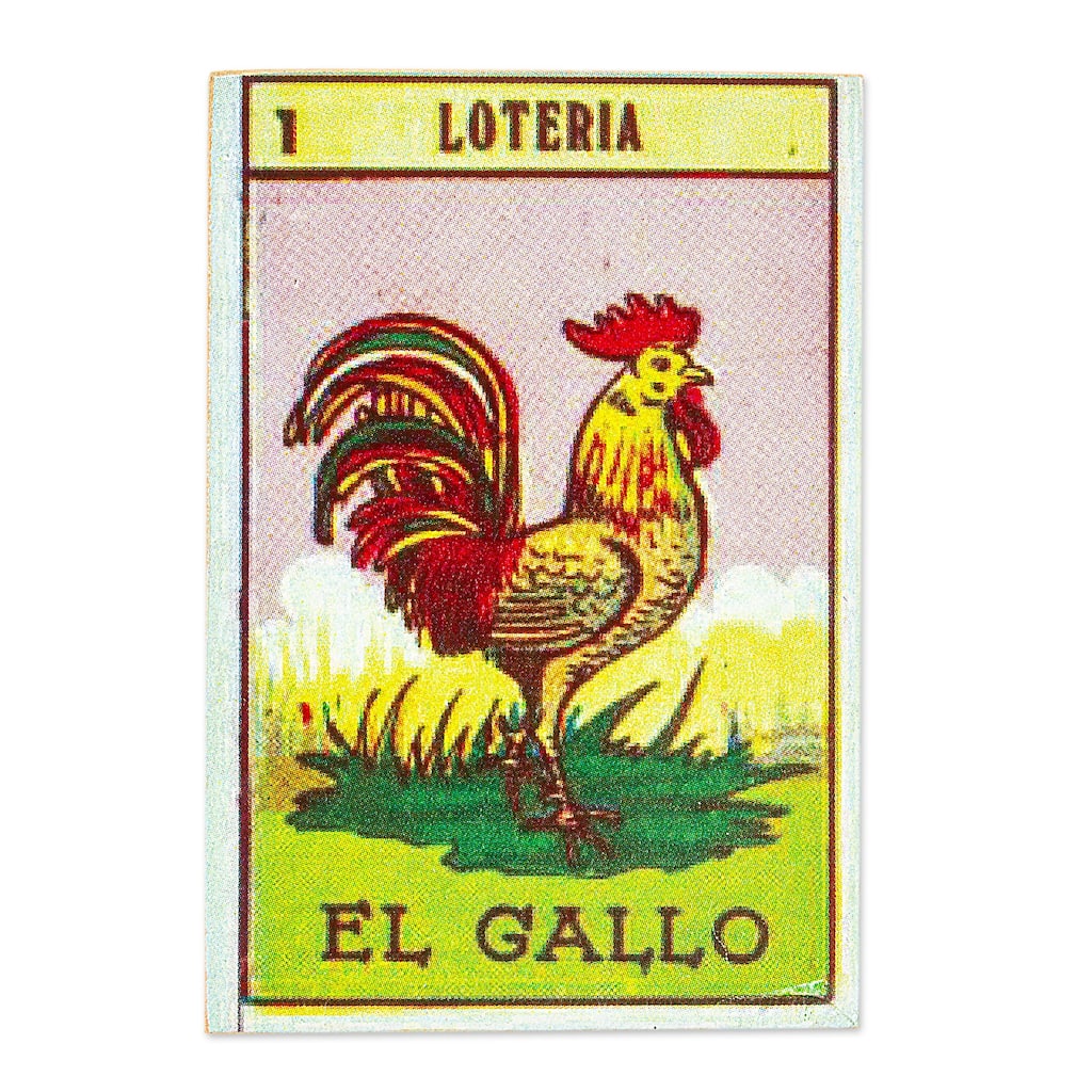 Novica Handmade The Rooster Decoupage Wooden Magnet