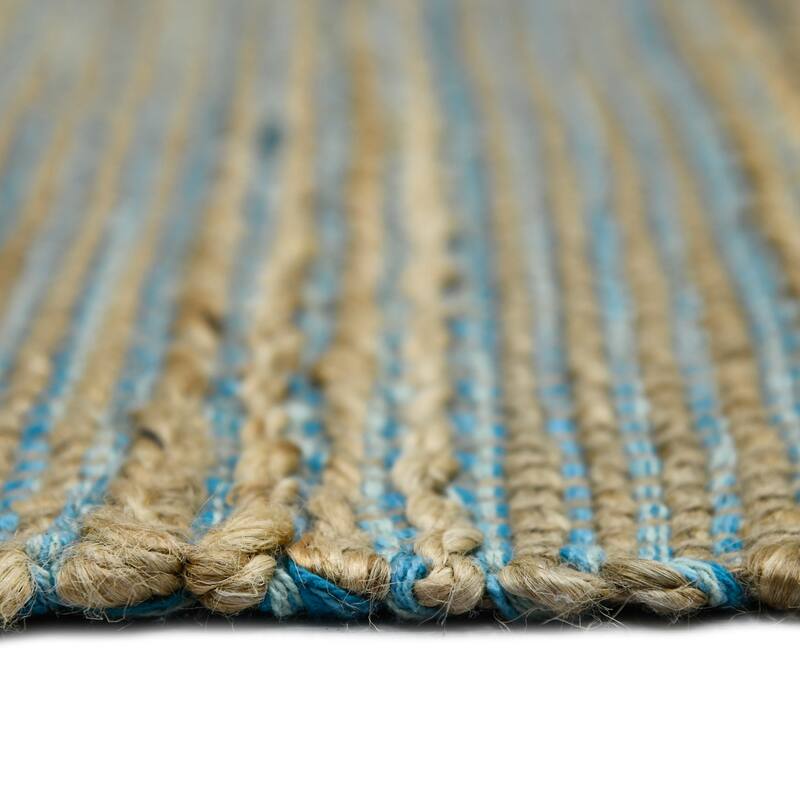 HomeRoots Striped Lodge Rectangle Area Rug - 60.00 in. x 36.00 in. x 0.20 in.