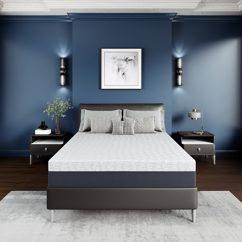 12" Plush Hybrid Mattress with Gel Memory Foam, CertiPUR-US and OEKO-TEX Certified