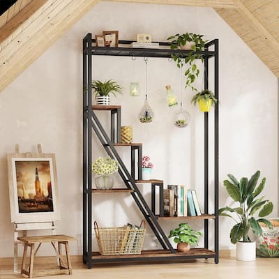 70.9" Tall Indoor Plant Stand, 7-Tier Plant Shelf