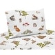 preview thumbnail 1 of 3, Sweet Jojo Designs Woodland Forest Animals Boy Girl Gender Neutral Unisex 4pc Queen Sheet Set Bear Fox Hedgehog Deer Squirrel