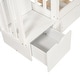 preview thumbnail 17 of 16, Nestfair Full Over Full Bunk Bed with Shelves and 6 Storage Drawers