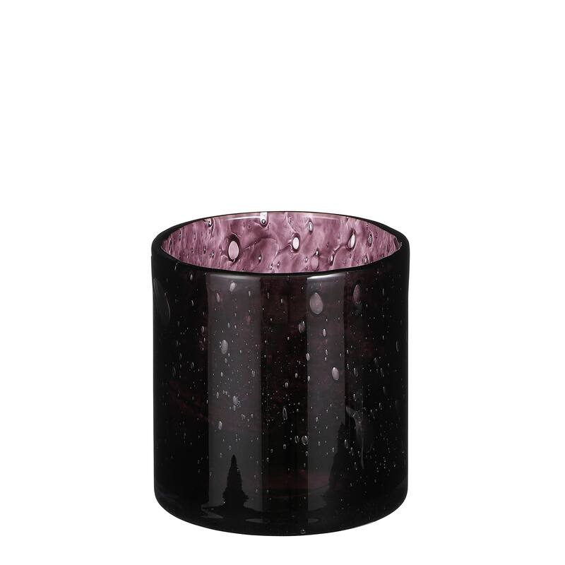 Sm. Estelle Glass Vase Brown 7.25"H - A - A - Black