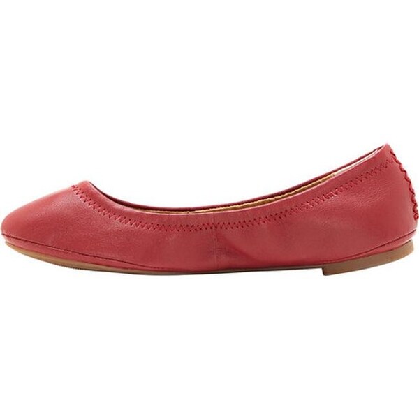 red lucky brand flats
