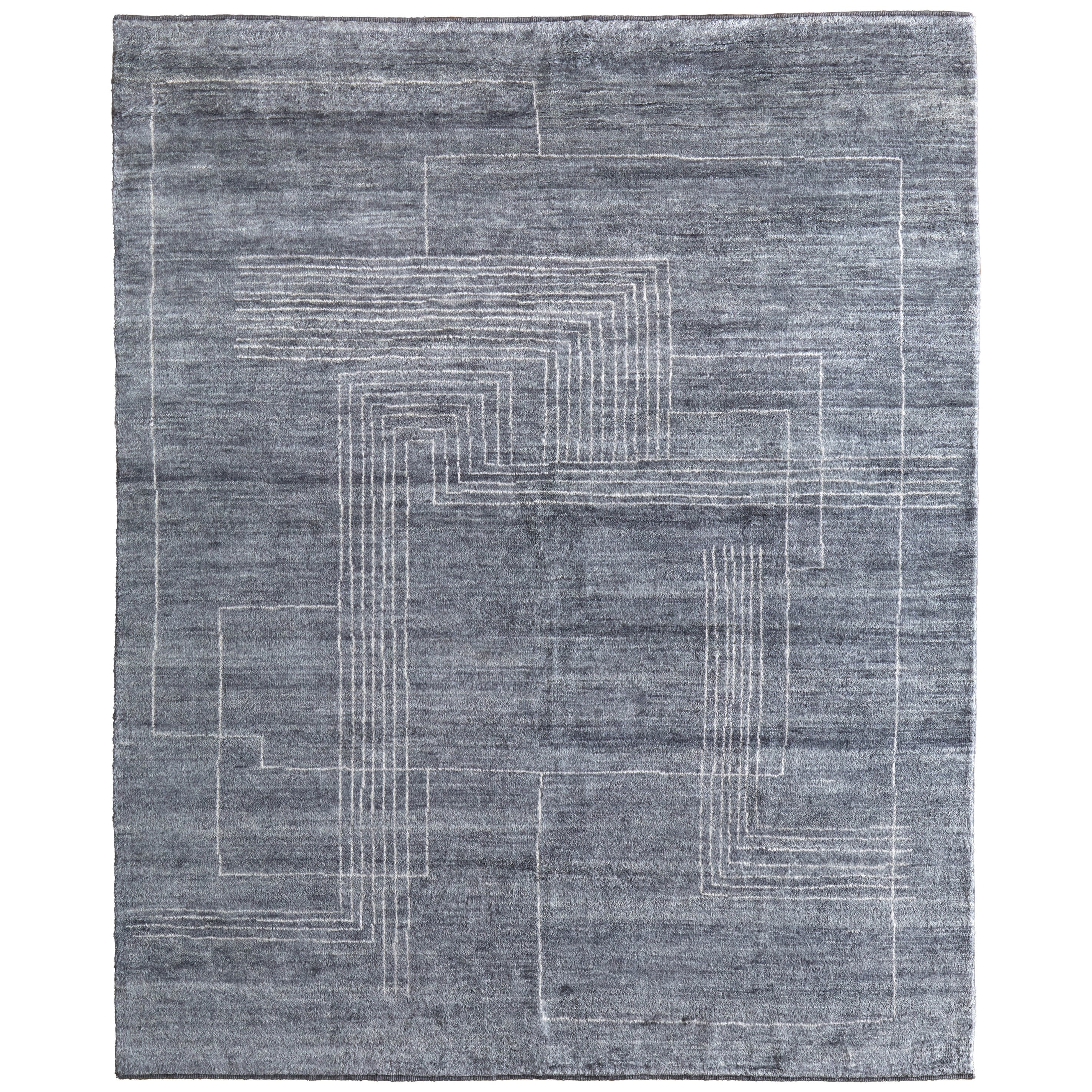 Grand Bazaar Fitzroy Hand Knotted Abstract Modern Area Rug