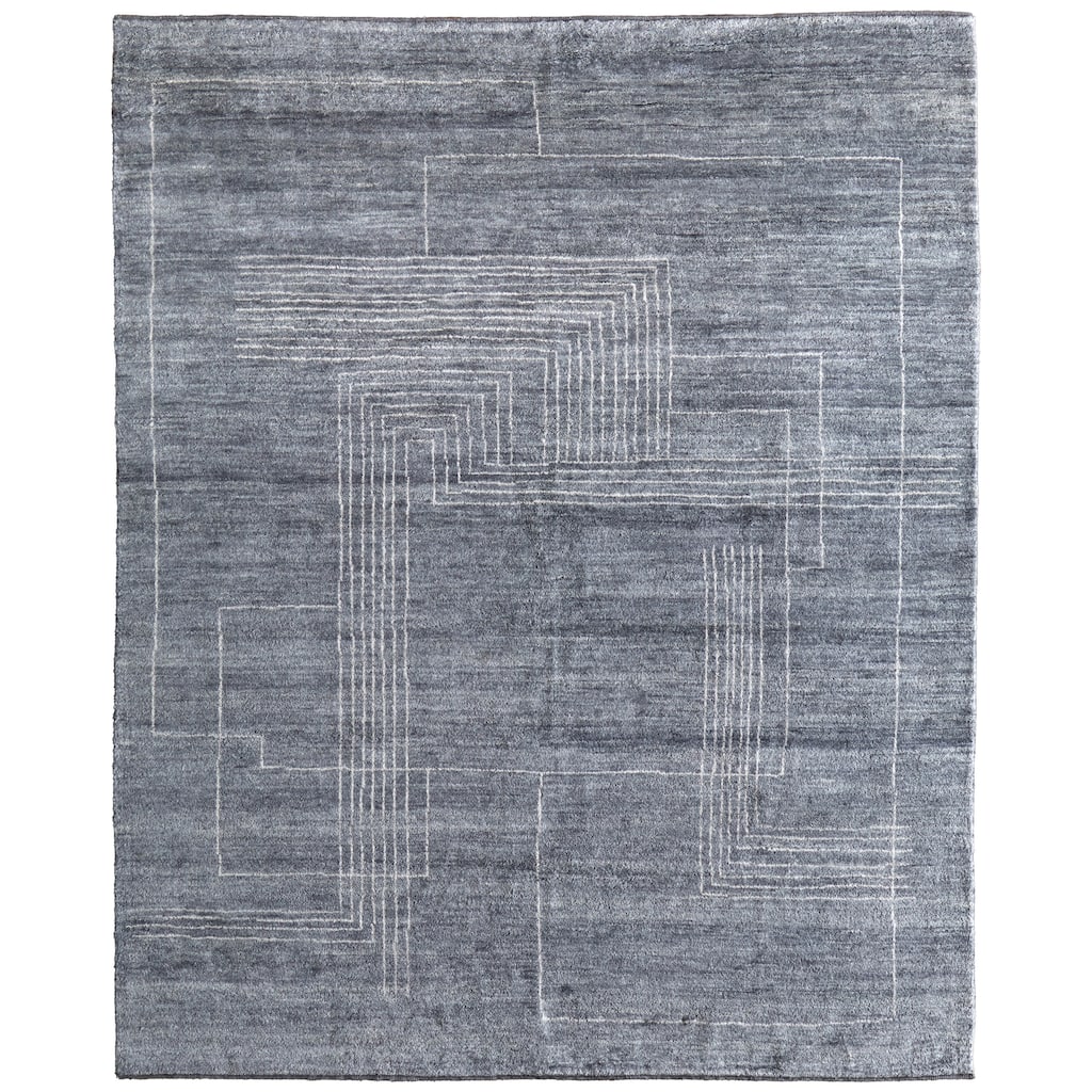 Grand Bazaar Fitzroy Hand Knotted Abstract Modern Area Rug