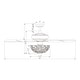 preview thumbnail 15 of 21, Warehouse of Tiffany Praer Washed White 5-blade Lighted Ceiling Fan with Crystal Daisy Bouquet Shade