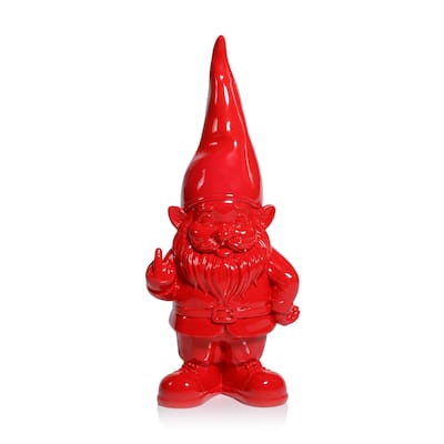 Whimsical Fun Gesture Gnome Holiday Tabletop Figurine