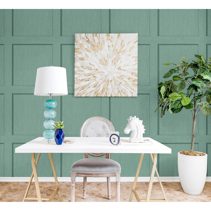 Stacy Garcia Home Squared Away Peel and Stick Wallpaper Bed Bath