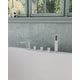 preview thumbnail 31 of 39, Roman Tub Faucet with Handheld Shower 3-Handle Deck Mount Bathtub Faucet Set
