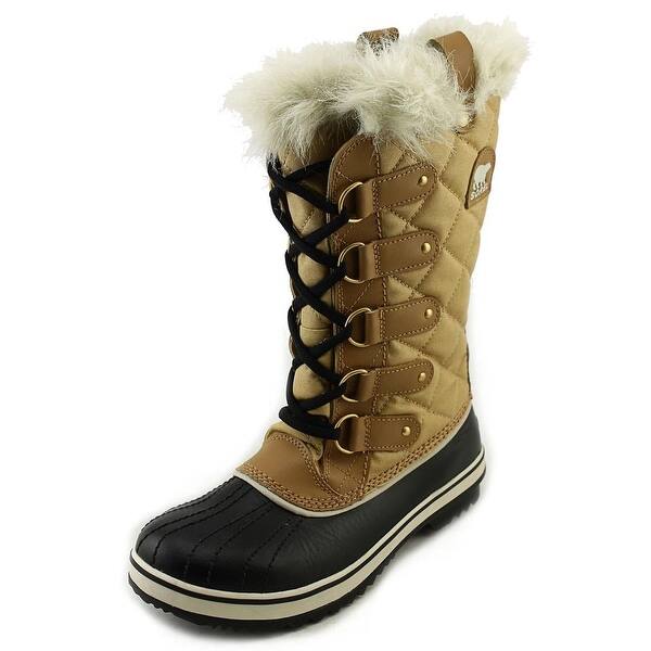 Shop Sorel Tofino Cate Women Round Toe Canvas Tan Winter Boot