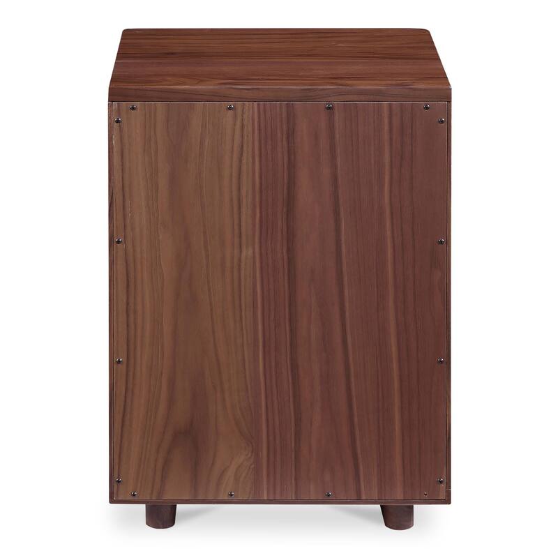NADAAL STUDIOS Darcy, Nightstand With Drawer, Walnut