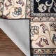 preview thumbnail 9 of 9, Superior Zadar Floral Washable Indoor Area Rug or Runner