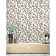 Tropical Summer Flowers and Exotic Birds Peel and Stick Wallpaper - Bed ...