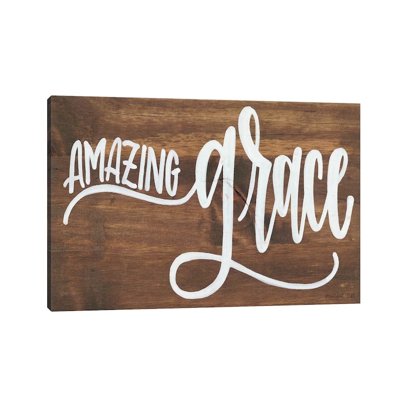 iCanvas "Amazing Grace" by Imperfect Dust Canvas Print