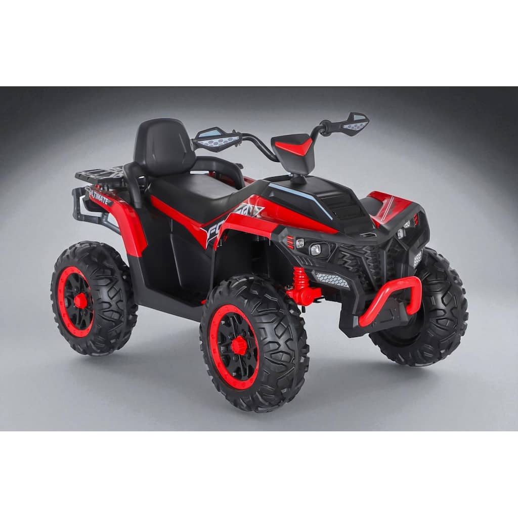 24V 4WD Kids Electric ATV 4 Wheeler with 2-Seater, 4x200W Motors, Bluetooth, EVA Foam Tires, Suspension & 6MPH Max Speed