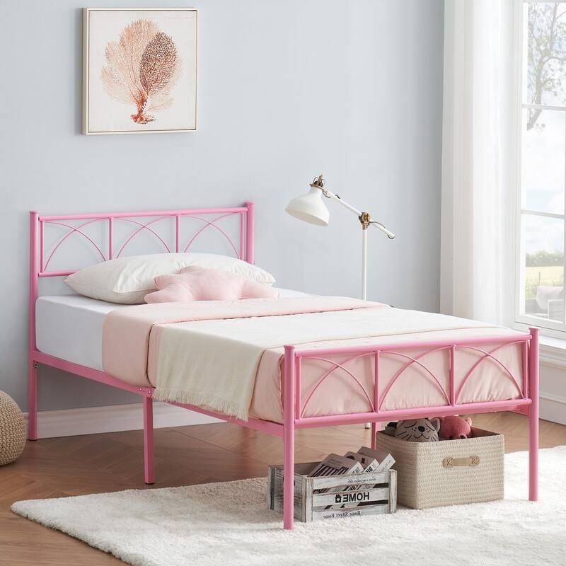 14 Inch Bed Frame with Headboard and Footboard