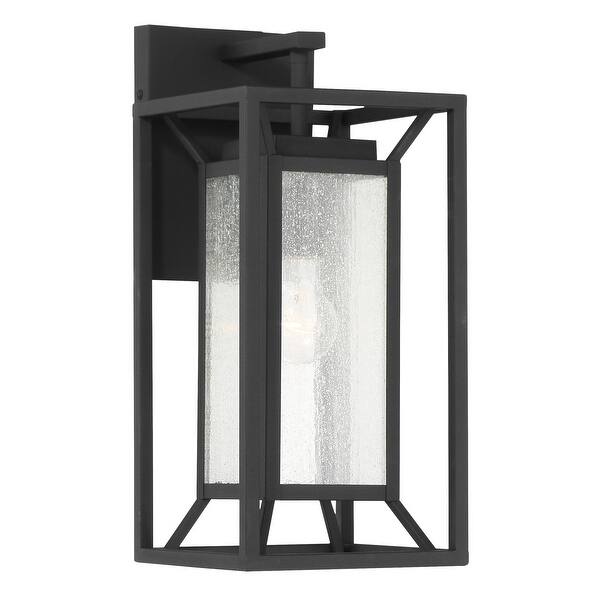 slide 1 of 1, The Great Outdoors Harbor View 17" Tall Outdoor Wall Sconce with Seedy Sand Coal