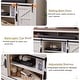 preview thumbnail 8 of 28, Farmhouse Wood TV Stand, Highboy Entertainment Center, Media Console