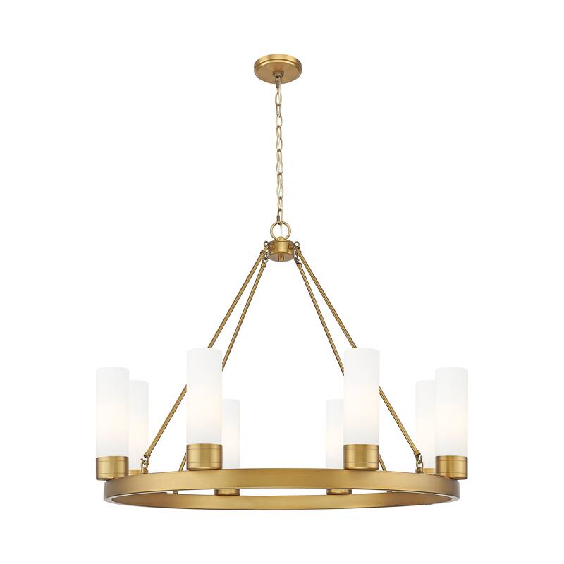 Innovations Lighting Downtown Urban - Boreas - 6 Light 36" Chandelier with 8" Shades