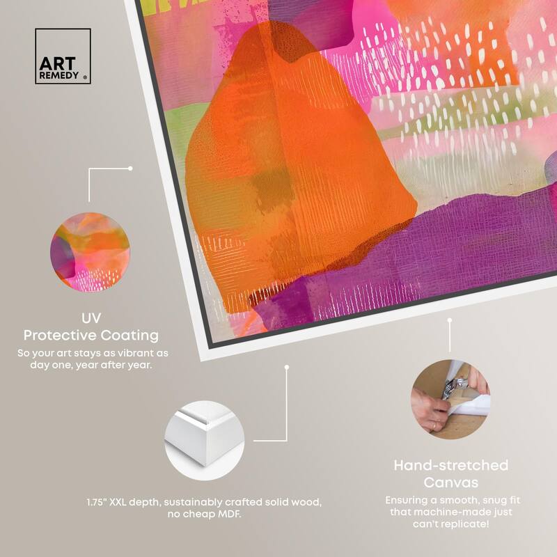 Garnet Gleam V Canvas by Art Remedy
