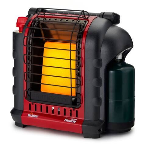 Mr. Heater Portable Buddy Outdoor Camping, Job Site 9,000 BTU Propane Gas Heater - 10.6