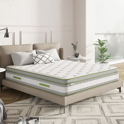 Novilla 12-inch Gel Memory Foam and Innerspring Hybrid Mattress
