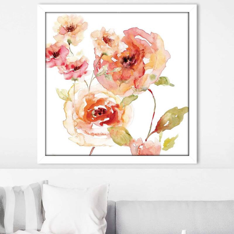 "Translucent Reds II (Square)" Print on Acrylic