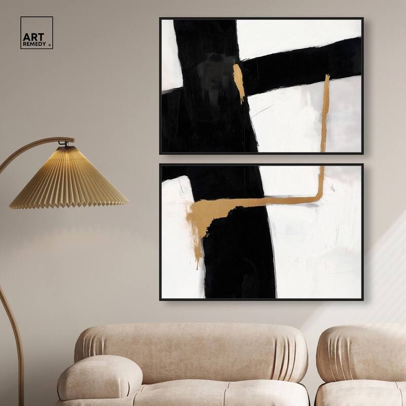 Urban Grid III Canvas Set of 2 by Art Remedy