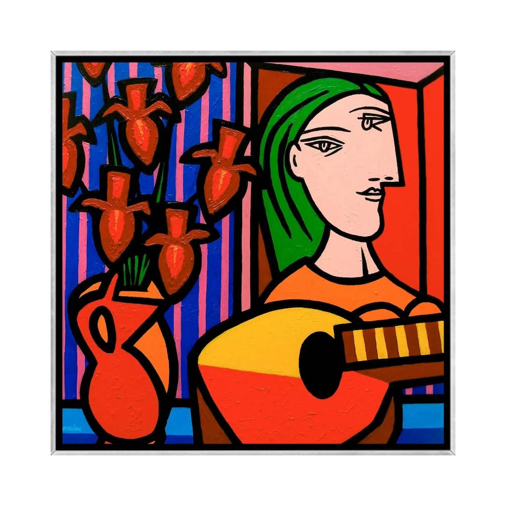 iCanvas "Homage To Picasso 2" by John Nolan Framed