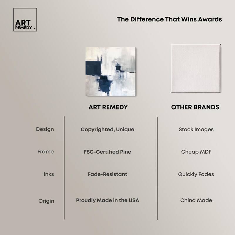 Porcelain Blue on White I Canvas by Art Remedy, Gallery Wrapped