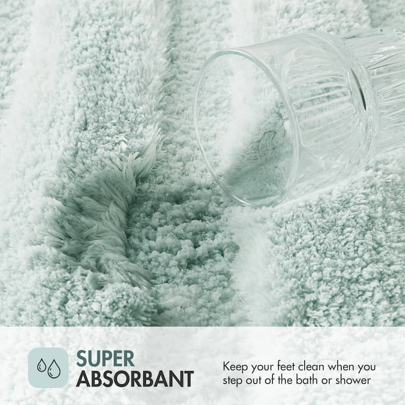 Madison Park Tufted Pearl Channel Solid Bath Rug