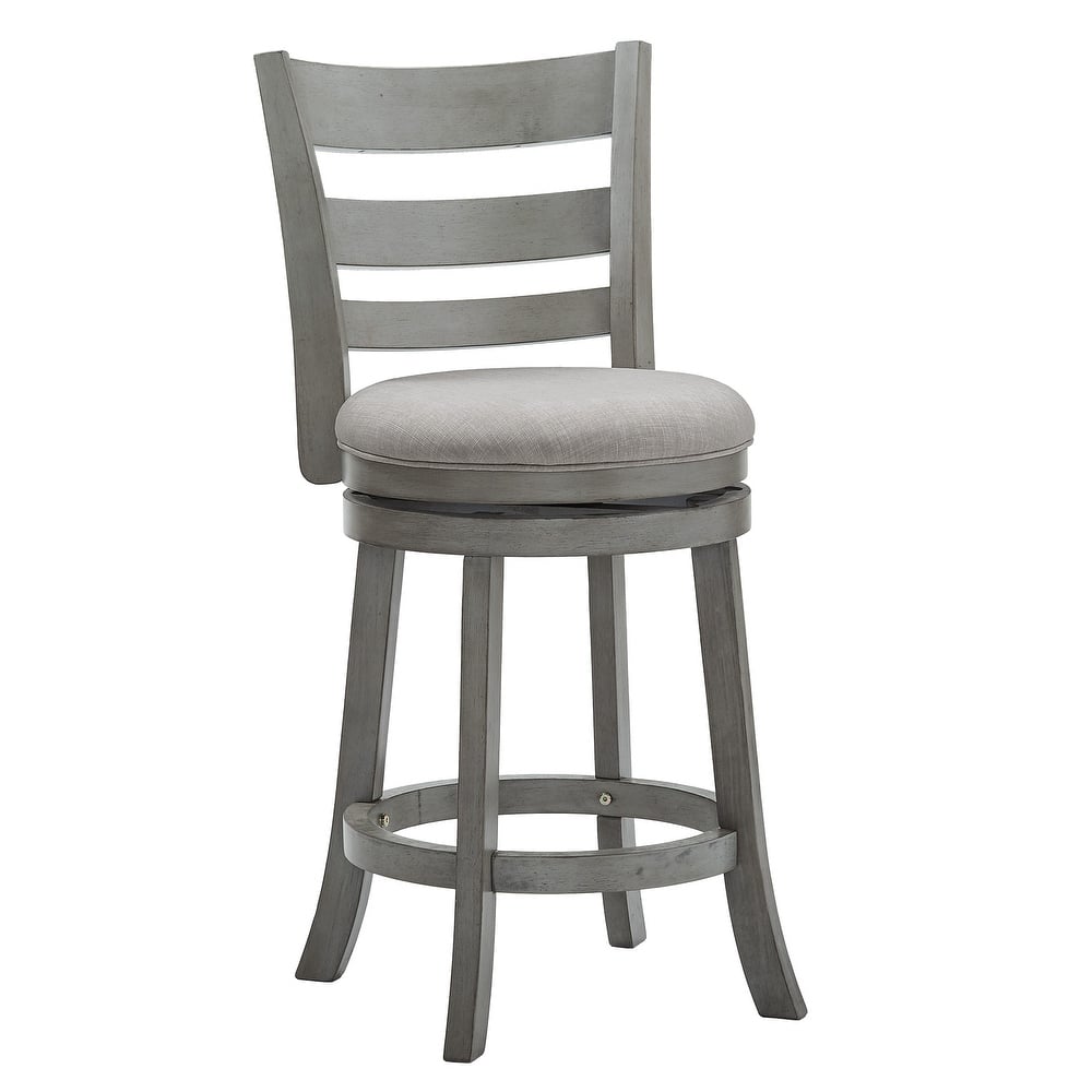Verona Ladder Back Swivel Counter Height Stool by iNSPIRE Q Classic